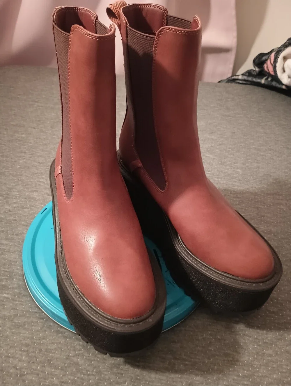 Women's Platform Circus NY By Sam Edelman Chelsea Boots in Brown